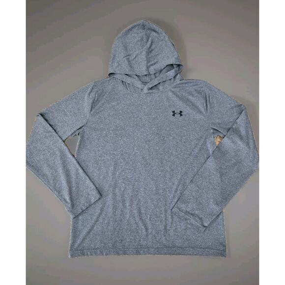 Under Armour Threadborne Hooded Shirt Yputh Boys‎ XL(18-20) Hoodie Lightweight - Picture 1 of 6